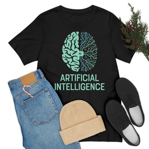 Artificial Intelligence Tee, AI Shirt, Robot AI T-Shirt For Men Women Tech