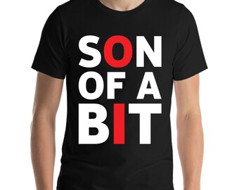 Fils d’un peu d’informatique Code binaire IT Tech Programmeur T-shirt