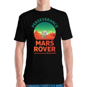 Perseverance Mars Rover 2021 Ingenuity Commemorative Retro Vintage T-Shirt Men Women