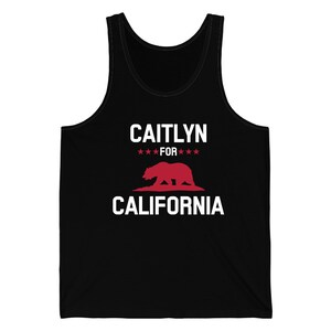 Caitlyn pour le nouveau gouverneur de Californie Jenner CA Débardeur Hommes Femmes