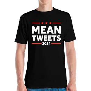 Grappige Gemene Tweet Tweets 2024 45 47 Trump 4 juli T-Shirt Voor Mannen Vrouwen