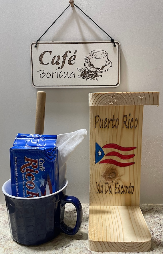 Set Cafetera De La Abuela Cafetera Puertorriqueña Cafe 