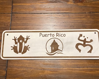 Puerto Rico souvenir wood puertorriqueño souvenir