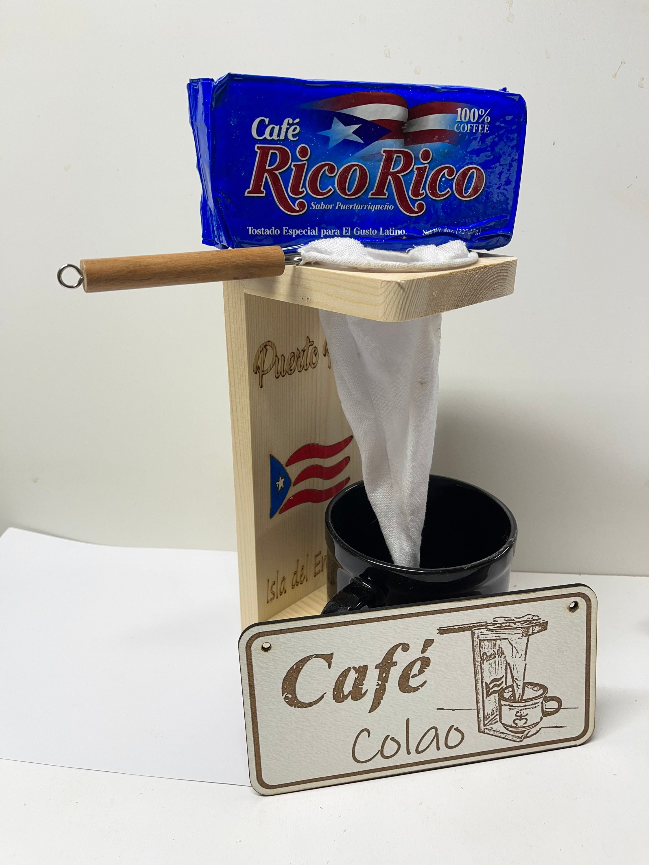 Small Puerto Rico Cafetera – NamArt Designs