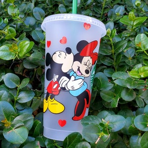 Mickey And Minnie Mouse Starbucks Cup, Mickey Starbucks Cup, Minnie Starbucks Cup