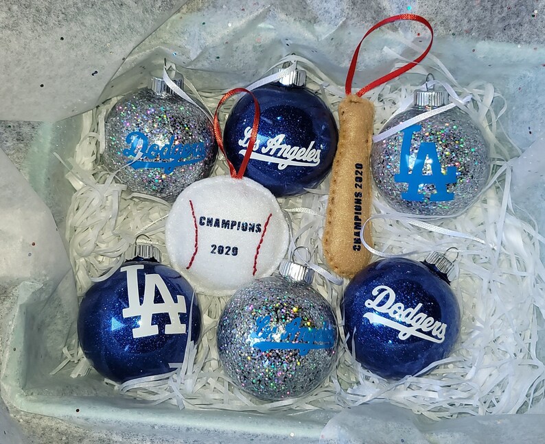 Dodgers Ornaments Gifts For HimHolidays GiftsWorld Series Etsy