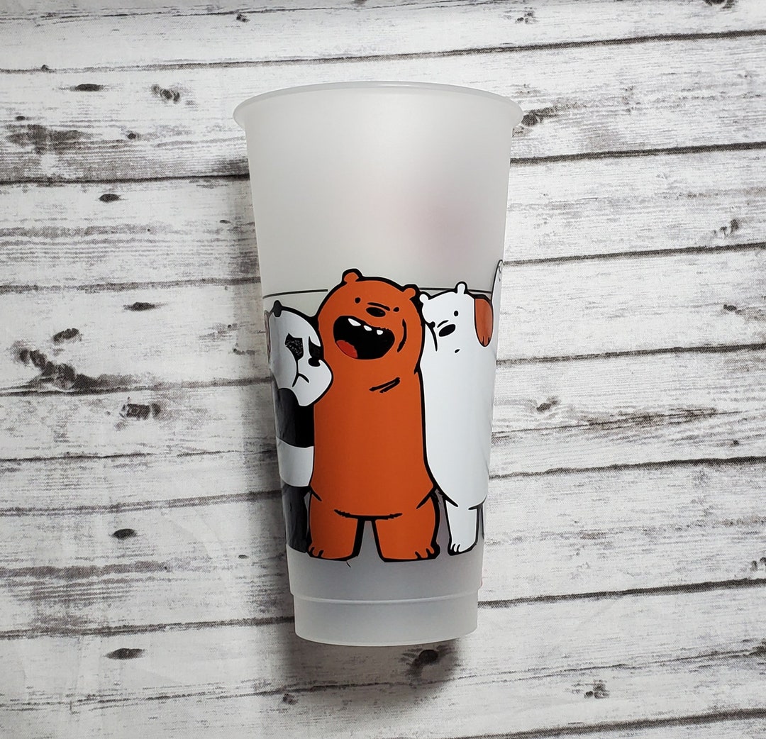 We Bare Bears Starbucks Cup, Custom Starbucks Cup, We Bare Bears - Etsy
