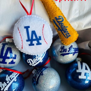 Dodgers-ornamenten-cadeaus voor hem-vakantiegeschenken-World Series Champions-Dodgers-ornamenten voor je kerstboom-cadeau voor haar kerst