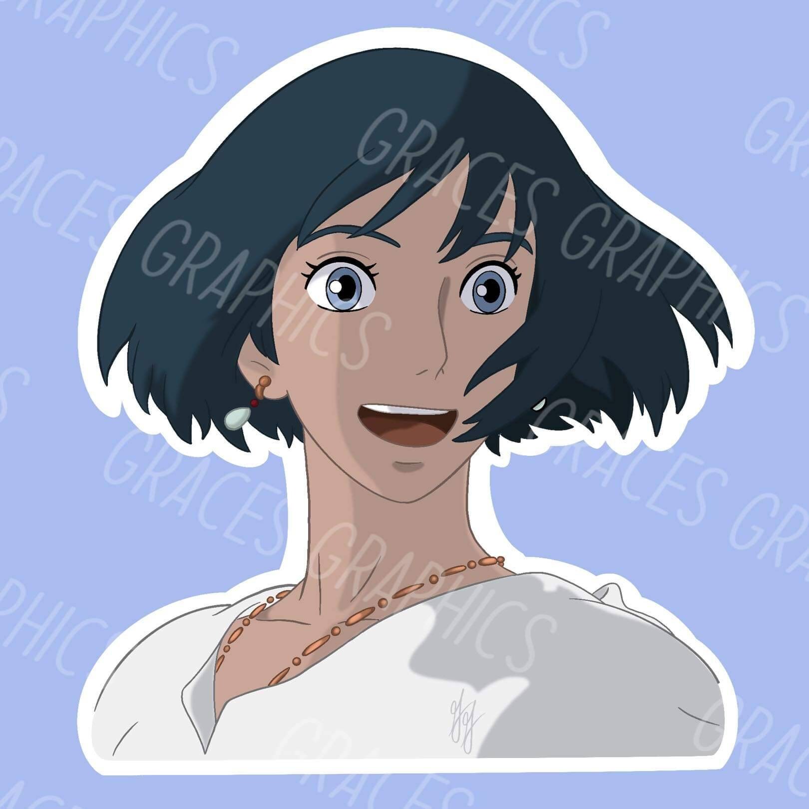 Anime Howls Moving Castle Stickers - Etsy