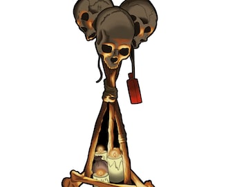 Hex Totem Etsy