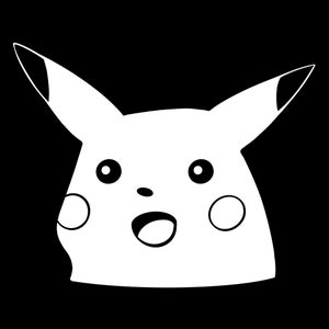 Surprised Pik-a-chu Vinyl