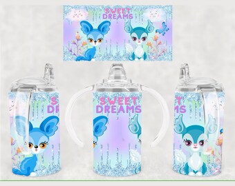 Sweat Dreams 12oz Sippy Cup Straight Sided Full Wrap Tumbler sublimation baby sippy cup full wrap sublimation png sippy cup sublimation