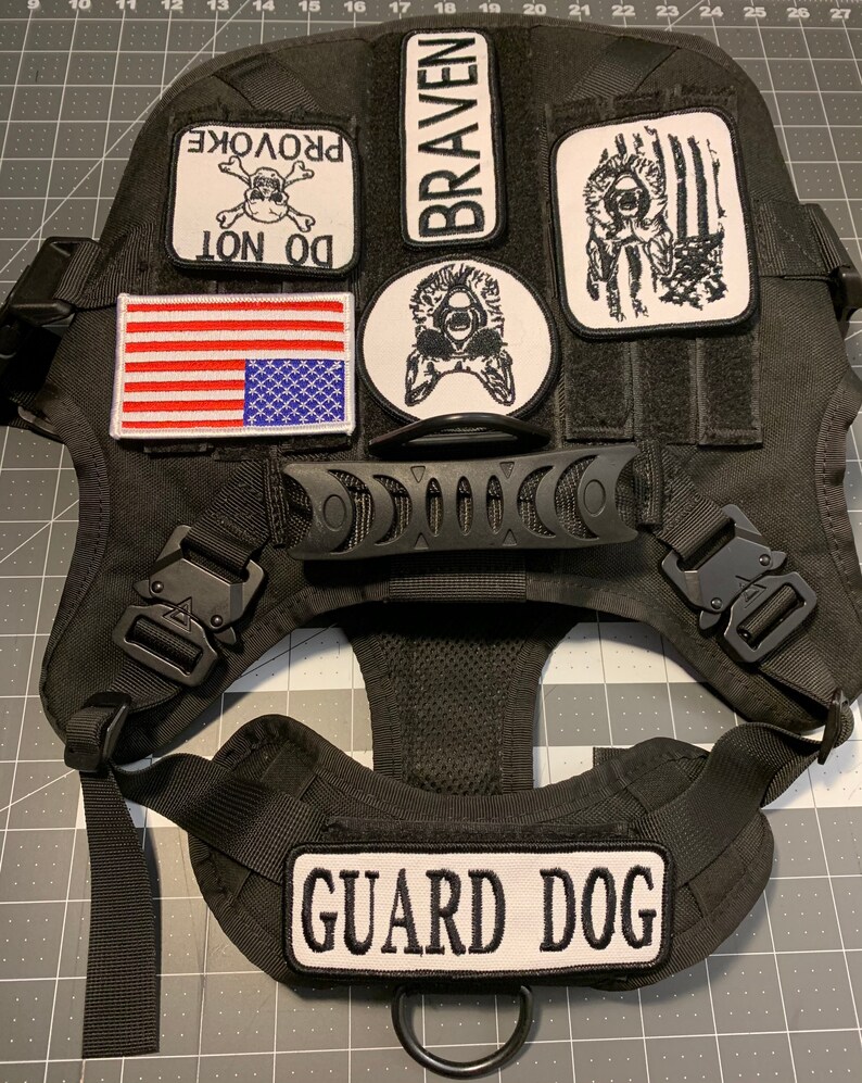 Guard Dog Patch, Do Not Provoke, Vest Patches, Embroidered Patches ...