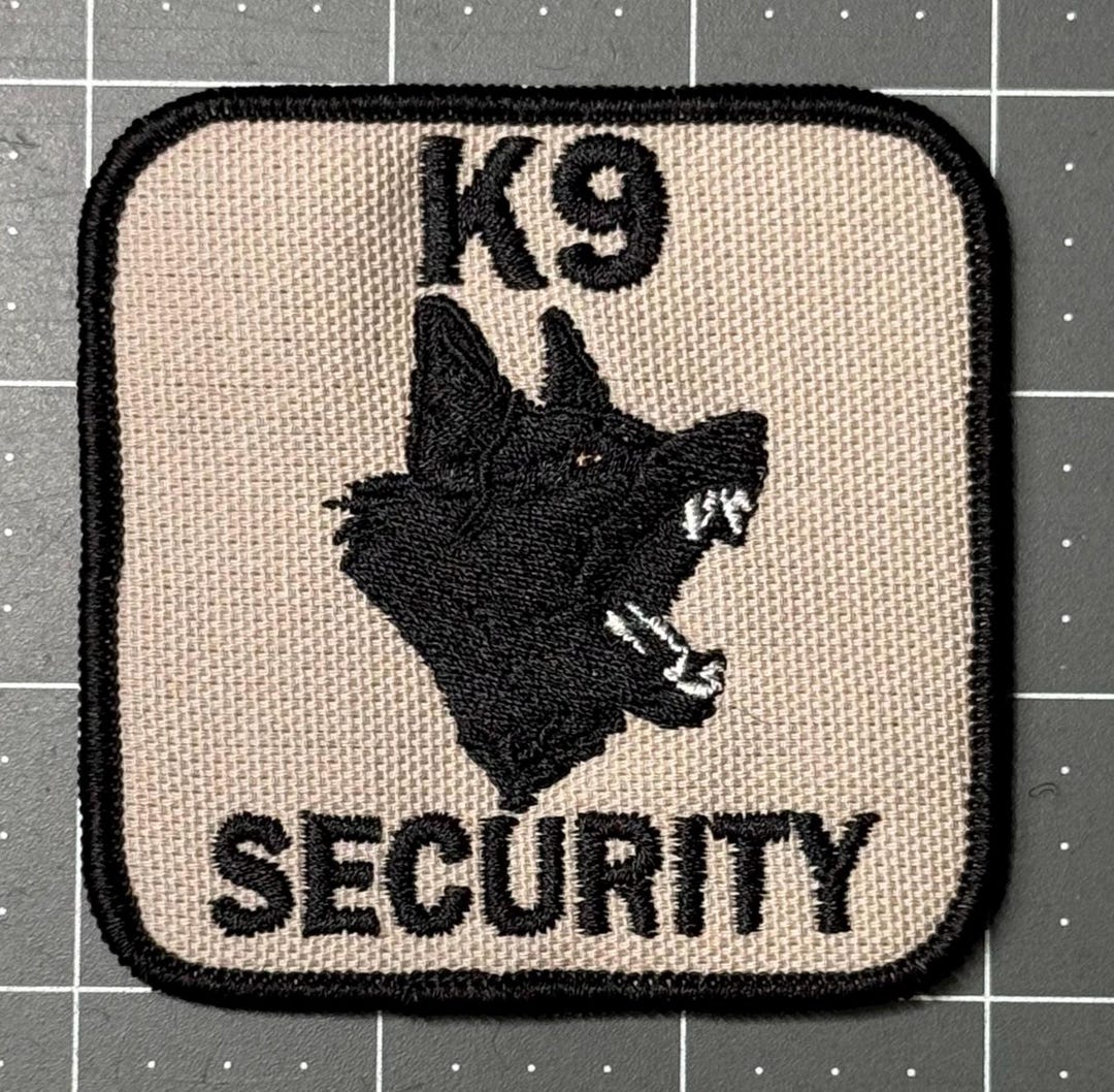 Gsd Patch K9 Security German Shepherd Patch, Embroidered Dog Vest Applique - Etsy