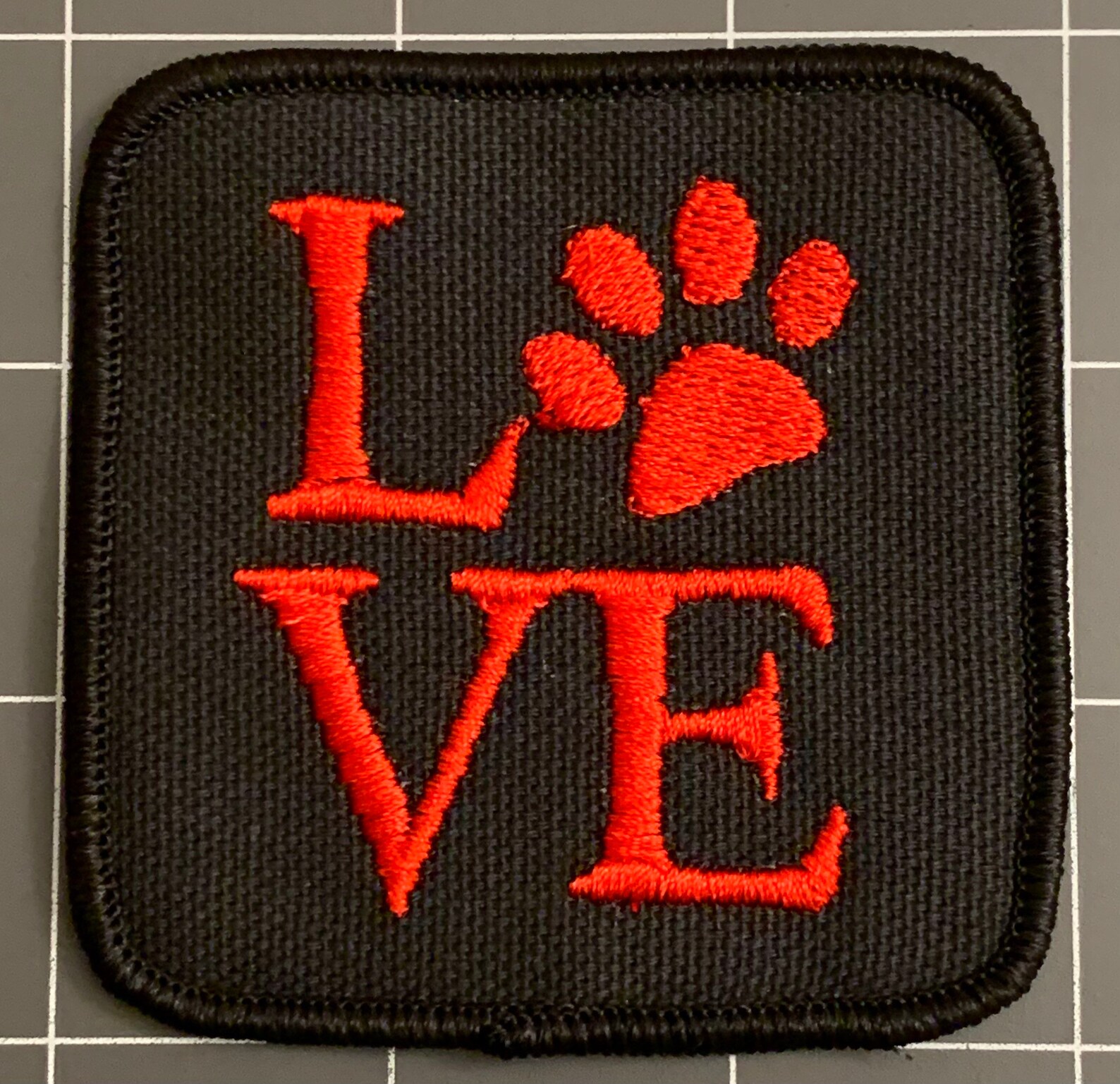 Paw print German Shepherd patches iron on / sow on patches. Etsy
