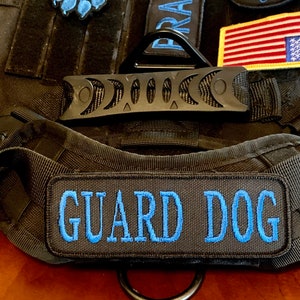 Guard Dog Patch, Custom name patch, Vest/Harness Patches