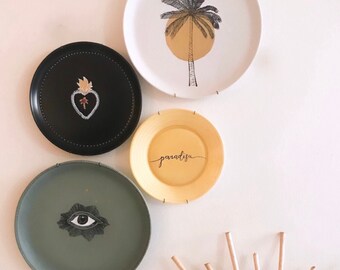 LQKYWNA Assiette /à Pain De Petit-d/éjeuner Assiette De Petit-d/éjeuner en Forme De Pain Grill/é /à La Cr/ème Simple Et Cr/éative De Style Europ/éen en C/éramique Naturelle pour Les Fruits