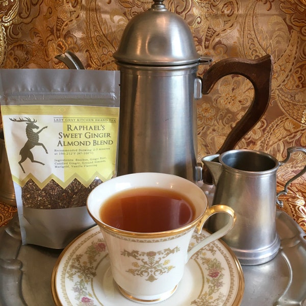 Raphael's Sweet Ginger Almond Blend Loose Leaf Tea