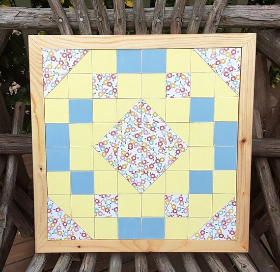 Wood Quilt Square / Handcrafted / Quilt Block / Home Décor / Etsy