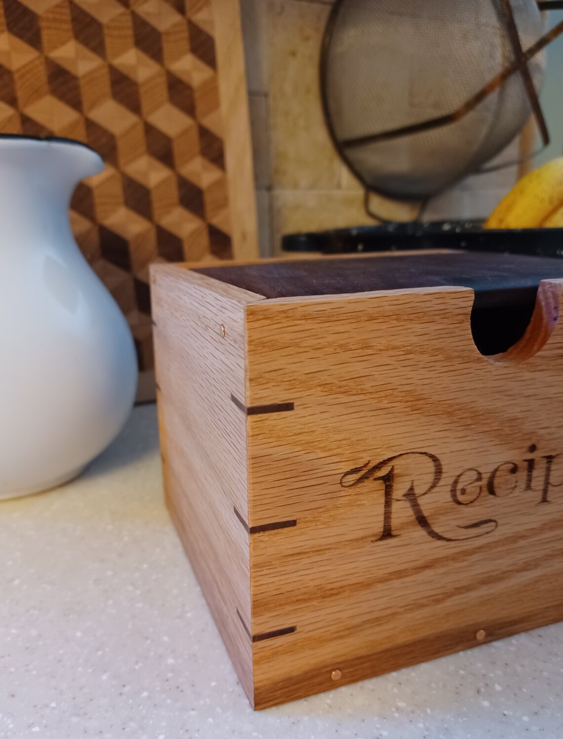 Wood Recipe Box / Recipe Box / Engraved Recipe Box / Wedding Etsy