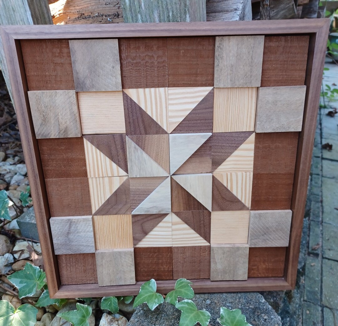 Wood Quilt Block / Barn Wood / Quilt Square / Reclaimed Wood / Etsy