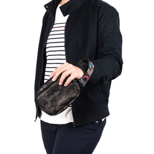 Mobile Wristlet Neoprene Clutch - Army Camo