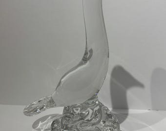 Baccarat Red Love Birds Saint Valentin Doves Figurine Paperweight