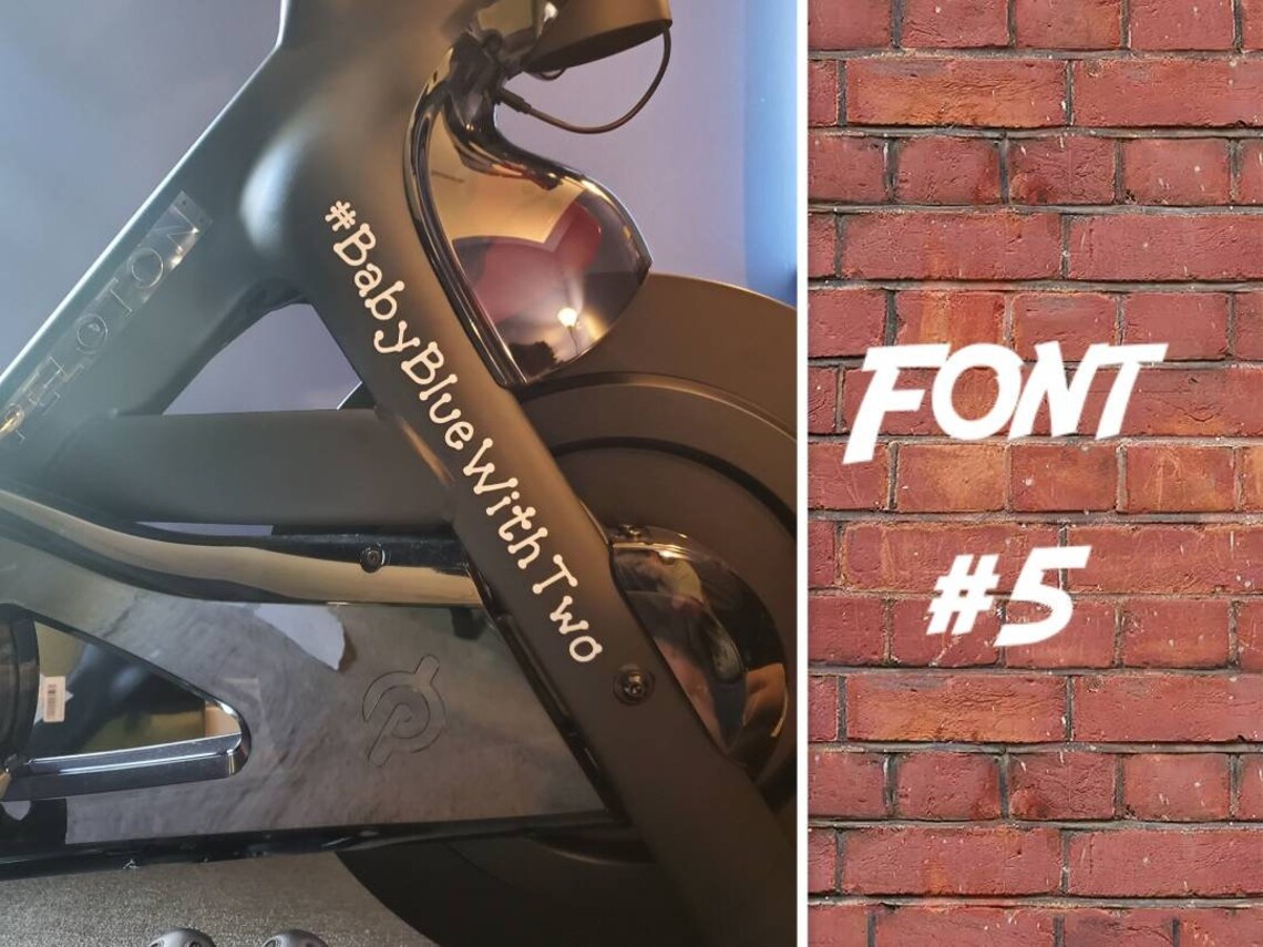 Peloton Leaderboard Name Decal Leaderboard Name Sticker Etsy