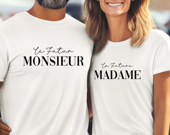 Bijpassende t-shirts voor meneer en mevrouw, t-shirts voor bruidsparen