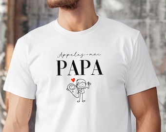 T-shirt annonce grossesse papa, Futur papa, Idée cadeau naissance papa, Annonce grossesse