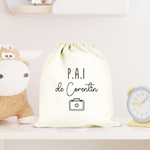 Custodia per bambino personalizzata, Borsa con coulisse, Custodia per il nome,