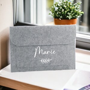 Housse personnalisé en feutrine, Housse ordinateur, Porte-documents, Pochette en feutre