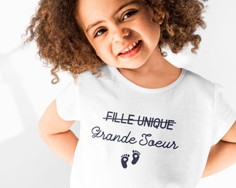 T-shirt future grande soeur, Annonce grossesse