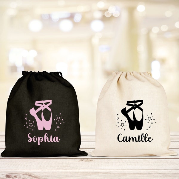 Personalized dance pouch, Ballerina, Dancer bag