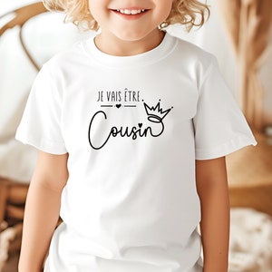 Customizable future cousin t-shirt, child's t-shirt I'm going to be a cousin, pregnancy announcement