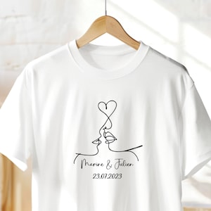 Wedding T-shirt, Mr Mrs, Wedding gift, Newlyweds image 1