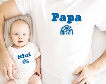 T-shirt famille, T-shirt papa fils, T-shirt papa fille, Cadeau papa