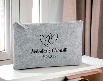 Trousse de mariage, Cadeau mariage personnalisé, Accessoire mariée