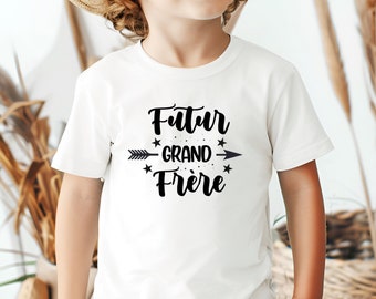 T-shirt futur grand frère personnalisable