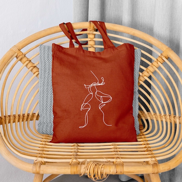 Tote bag design, Tote bag art, Sac à bandoulière