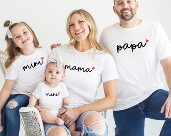 T-shirt famille assorti, Ensemble famille