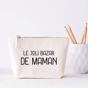 Pochette personnalisée, Trousse personnalisée, Trousse de maquillage personnalisée, Cadeau personnalisé