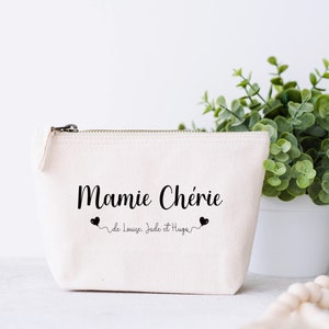 Trousse personnalisée, Cadeau personnalisé, Idée cadeau mamie personnalisé, Cadeau pour mamie, Fêtes des grand mères