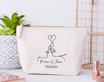 Trousse de mariage, Cadeau mariage personnalisé, Accessoire mariée