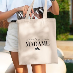 Personalized wedding tote bag, personalized evjf tote bag, team bride tote bag, bridesmaid bag