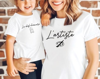 Matching family T-shirt, Mom T-shirt, Mommy and me, Personalized mom gift