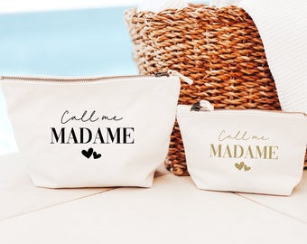 Trousse de mariage personnalisée, Cadeau témoin, Cadeau mariage, Appelez moi Madame