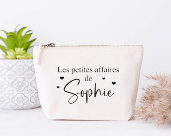Pochette personnalisée, Trousse personnalisée, Trousse de maquillage personnalisée