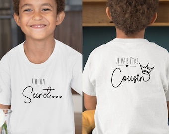 Future cousin t-shirt, Pregnancy announcement, Soon to be cousin, Children&#39;s t-shirt, I&#39;m going to be a cousin