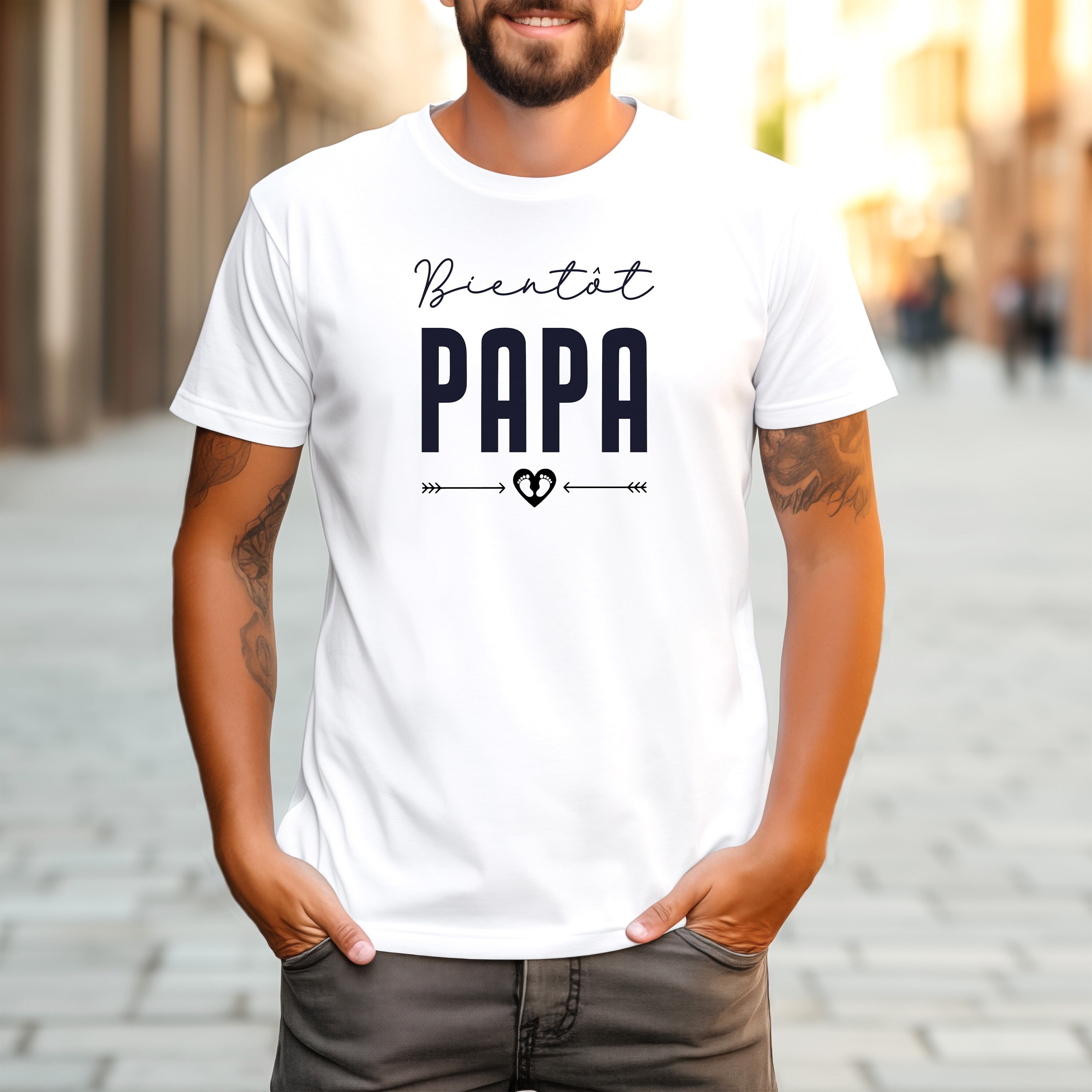 Homme Cadeau Humour Drôle Annonce Grossesse Oncle Tonton Charade T